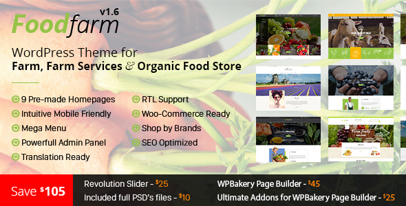 FoodFarm – WordPress Theme for Farm, Farm Services and Organic Food Store icon