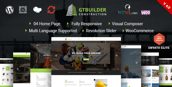 GTBuilder - Construction & Building WordPress Theme icon