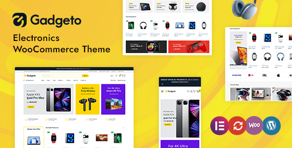 Gadgeto - Electronics Store Elementor WooCommerce Theme icon