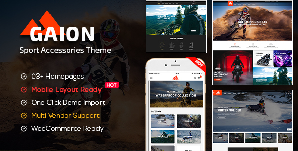 Gaion - Sport Accessories Shop WordPress WooCommerce Theme (Mobile Layout Ready) icon