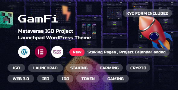 GamFi - IGO Launchpad WordPress Theme icon