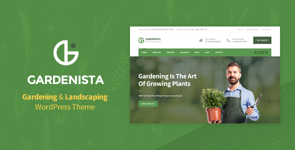 Gardenista - Landscaping and Business WordPress Theme icon