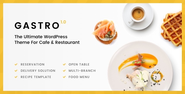 Gastro - Multipurpose Cafe & Restaurant WordPress Theme icon