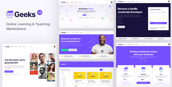 Geeks - Online Learning Marketplace WordPress Theme icon