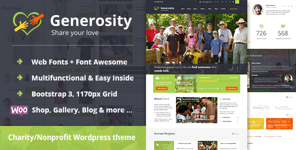 Generosity - Charity Non-profit WordPress Theme icon
