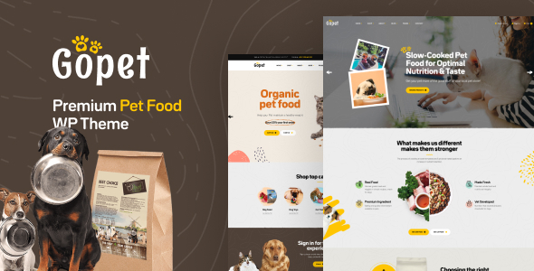 Gopet - Pet Food WooCommerce WordPress Theme icon