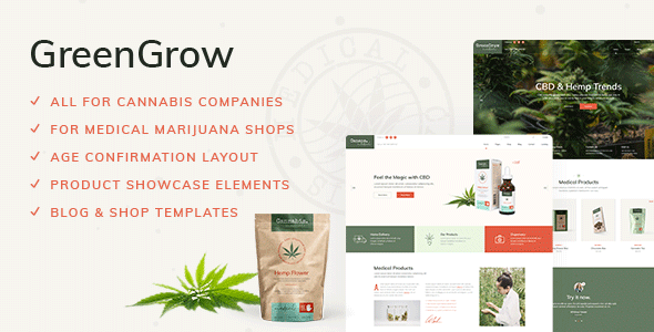 GreenGrow - Medical Marijuana Theme icon