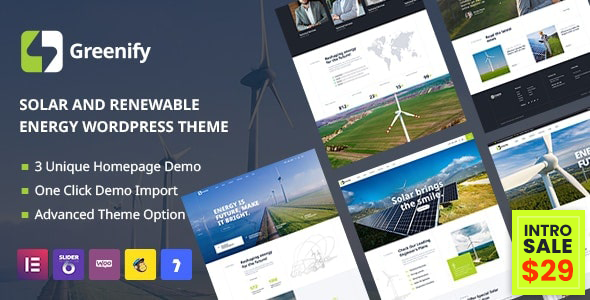 Greenify | Solar & Renewable Energy WordPress Theme icon