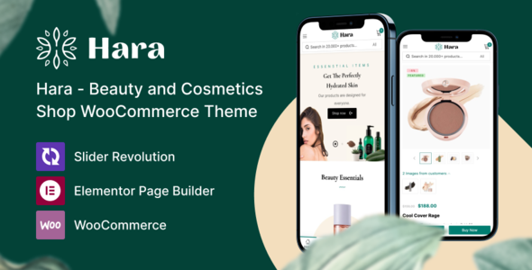 Hara - Beauty and Cosmetics Shop WooCommerce Theme icon