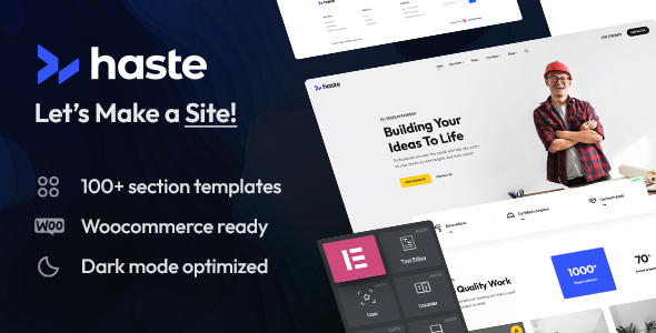 Haste | Multipurpose & WooCommerce WordPress Elementor Theme icon