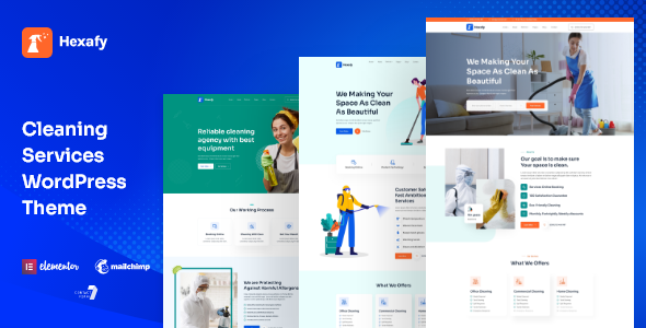Hexafy – Cleaning company WordPress Theme icon