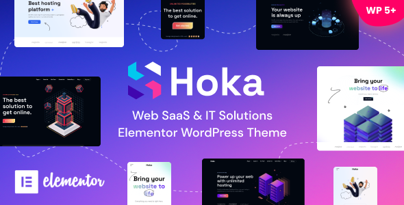 Hoka - Web SaaS & IT Solutions Elementor WordPress Theme icon
