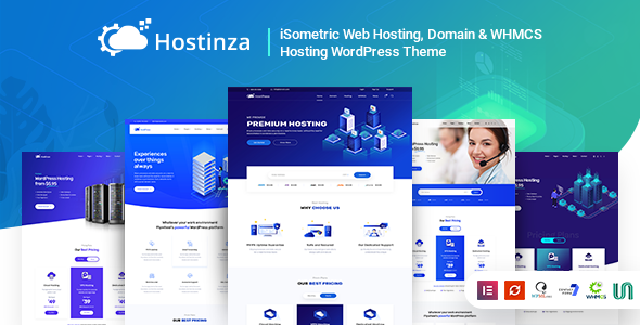 Hostinza - Whmcs Web-Hosting WordPress Theme icon