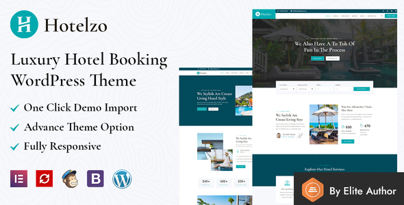 Hotelzo - Luxury Hotel WordPress Theme + RTL Ready icon