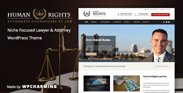 HumanRights - Lawyer and Attorney WordPress Theme icon