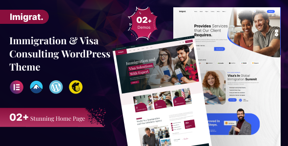 Imigrat - Immigration & Visa Consulting WordPress Theme icon