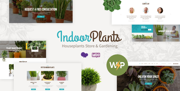 Indoor Plants | Houseplants store & Gardening WordPress Theme icon