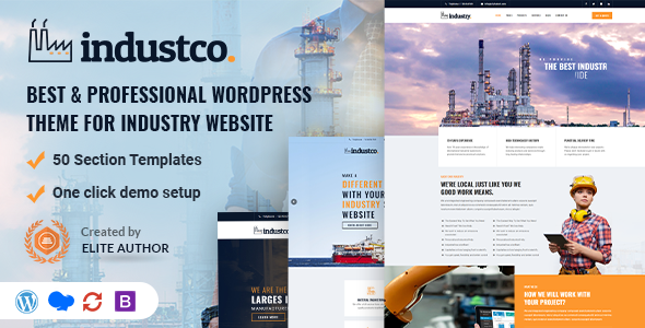 IndustCO | Industry & Factory WordPress Theme icon