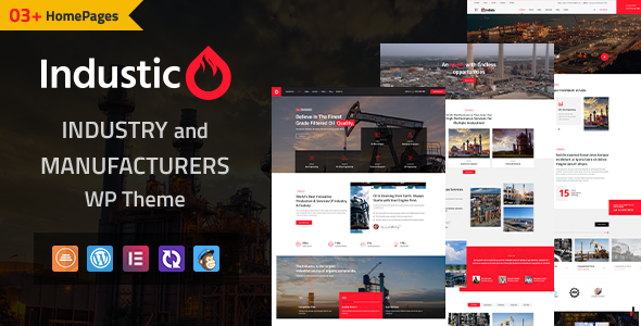 Industico - Industry and Manufacturers WordPress Theme icon