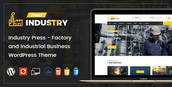 Industry Press - Factory and Industrial Business WordPress Theme icon