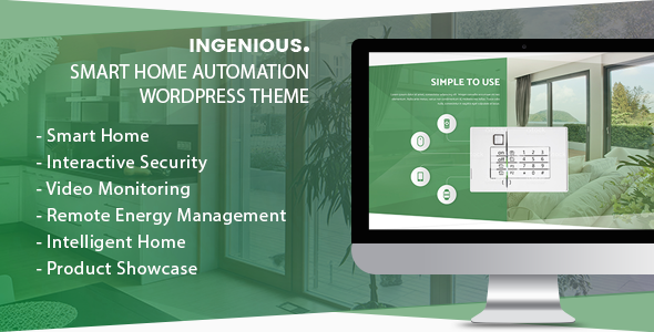 Ingenious - Smart Home Automation WordPress Theme icon
