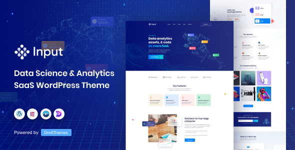 Input - Data Science & Analytics SaaS WordPress Theme icon