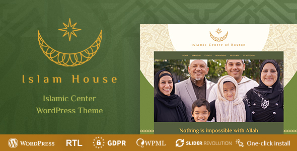 Islam House - Mosque and Religion WordPress Theme icon