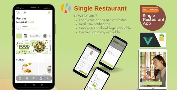 Karenderia Single Restaurant App Food Ordering with Restaurant Panel icon