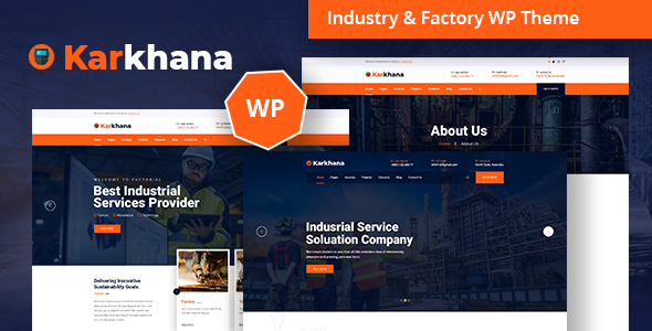 Karkhana - Industry & Factory WordPress Theme + RTL icon