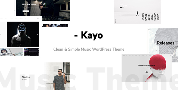 Kayo - Clean and Simple Music WordPress Theme icon