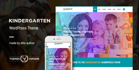 Kindergarten WordPress Theme for Children School icon