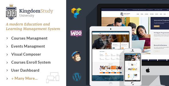 Kingdom Study - WP Learning Management System WordPress Theme icon