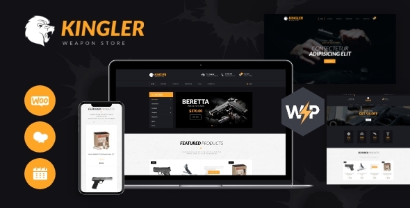 Kingler | Weapon Store & Gun Training WordPress Theme icon