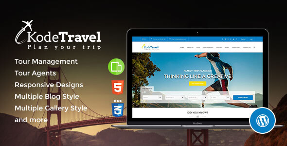 KodeTravel - Tourism WordPress Theme icon