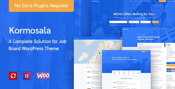 Kormosala – Job Board WordPress Theme icon