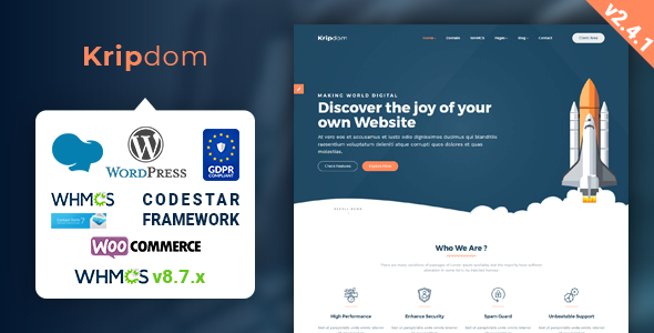 Kripdom - Responsive Web Hosting and WHMCS Themes icon