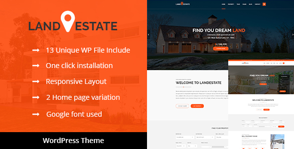 Land Estate - Real Estate WordPress Theme icon