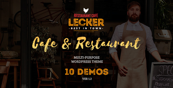 Lecker | Cafe & Restaurant WordPress Theme icon