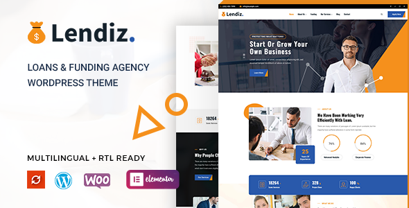 Lendiz - Loan & Funding Agency WordPress Theme icon