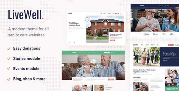 LiveWell - Senior Care Theme icon