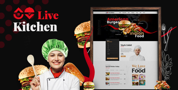 Livekitchen | Restaurant Cafe WordPress Theme icon