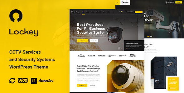 Lockey - CCTV and Security Systems WordPress Theme icon
