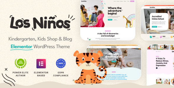 Los Ninos - Children Education WordPress Theme icon