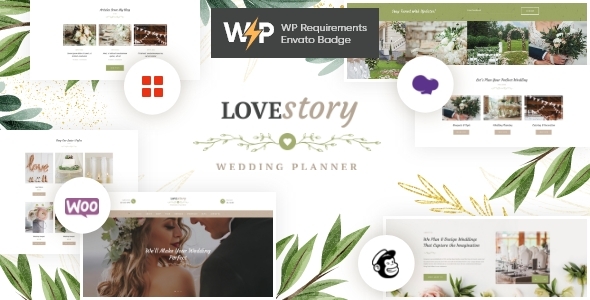 Love Story | A Beautiful Wedding and Event Planner WordPress Theme icon