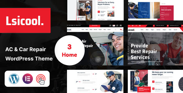 Lsicool - AC & Car Repair WordPress Theme icon
