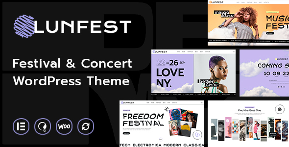 Lunfest - Festival & Concert WordPress Theme icon