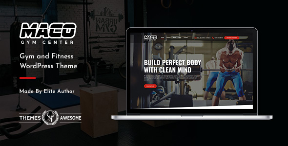 Maco | Gym and Fitness WordPress Theme icon