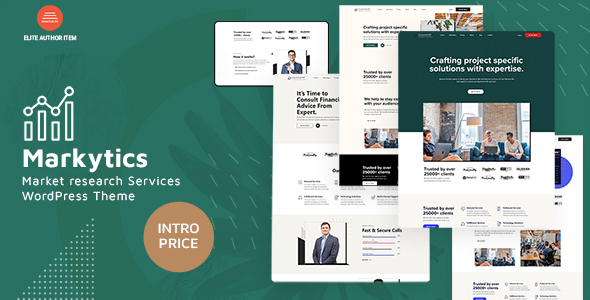 Markytics - Market Research Services WordPress Theme icon