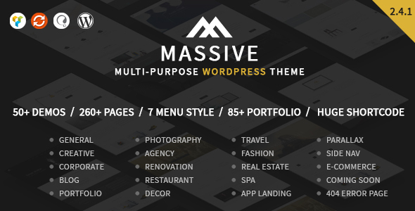 Massive - Responsive Multi-Purpose WordPress Theme icon