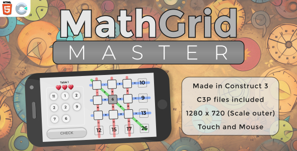 MathGrid Master - HTML5 Math game icon